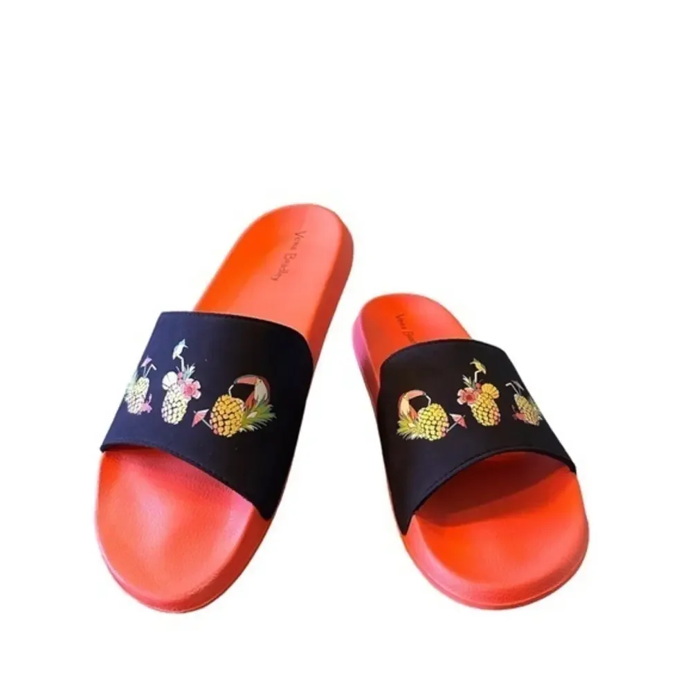 Vera Bradley colorful size 9/10 womens slides, very little wear comfortable‎